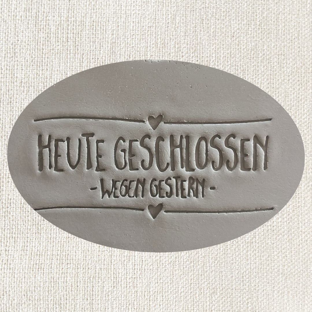 Heute geschlossen wegen gestern