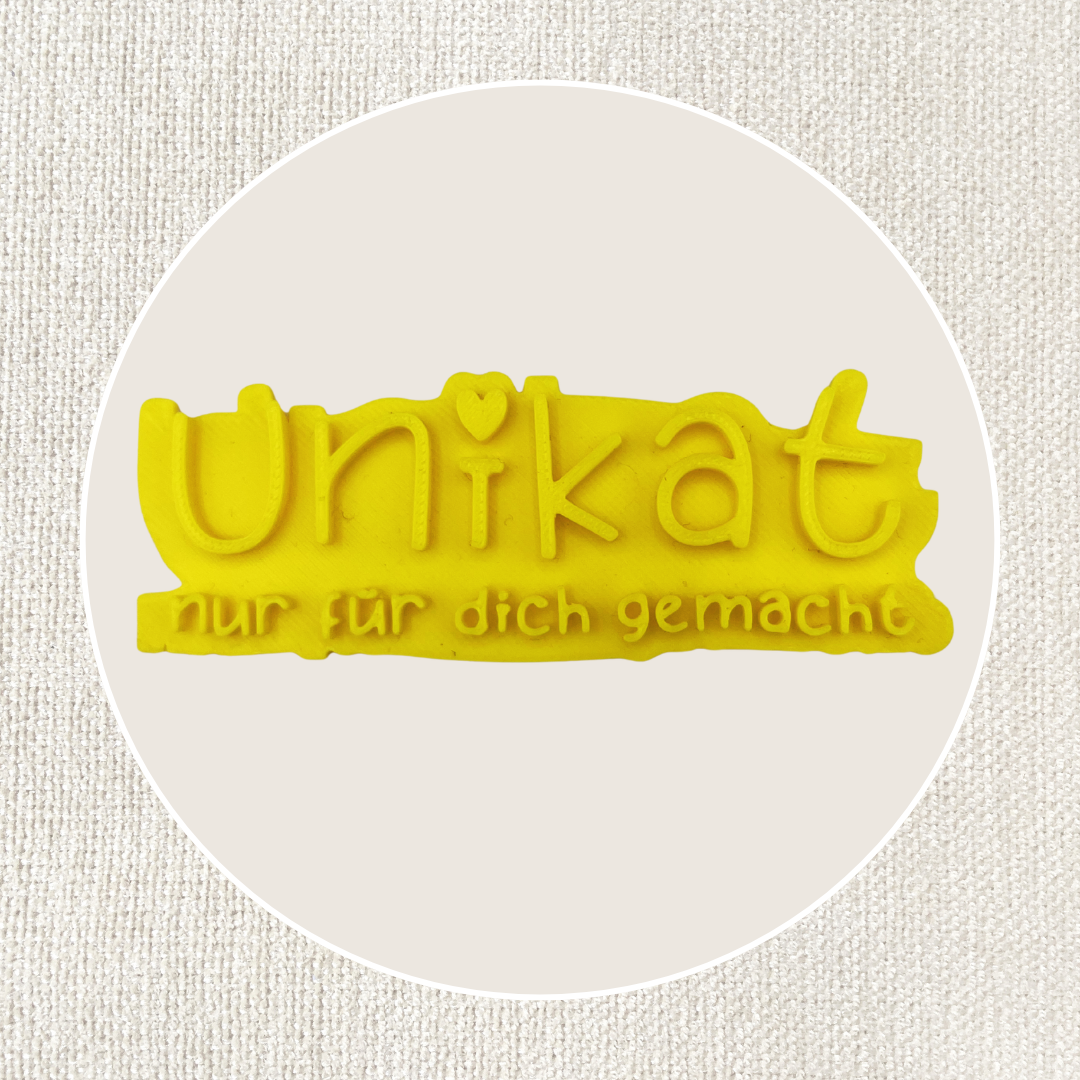 Stempel für Keramik und Ton - Unikat / nur für dich gemacht