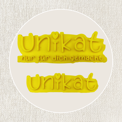 Stempel für Keramik und Ton - Unikat / nur für dich gemacht