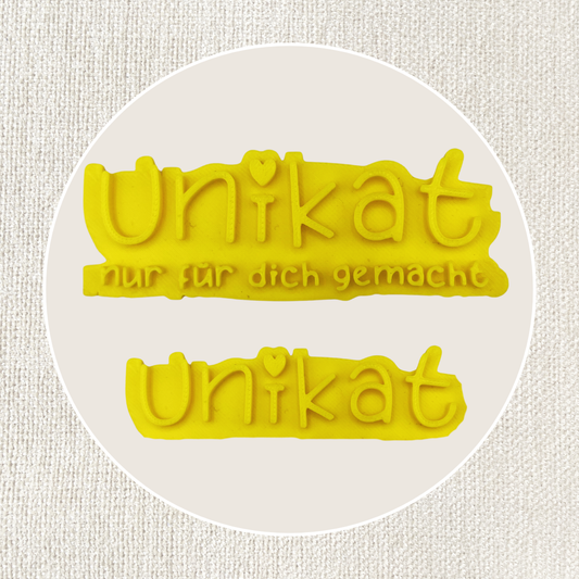Stempel für Keramik und Ton - Unikat / nur für dich gemacht
