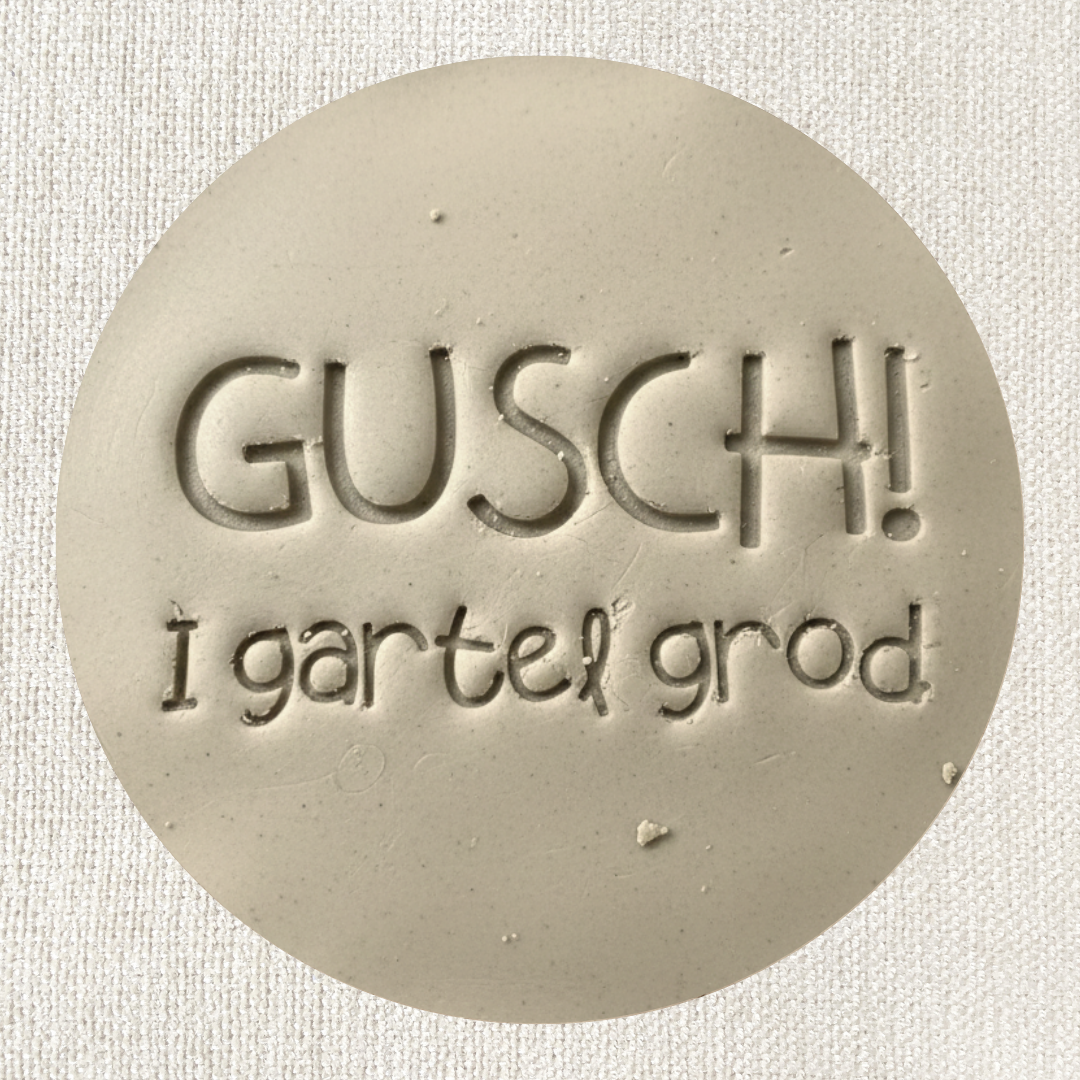 Stempel für Keramik und Ton - Gusch i gartl grod