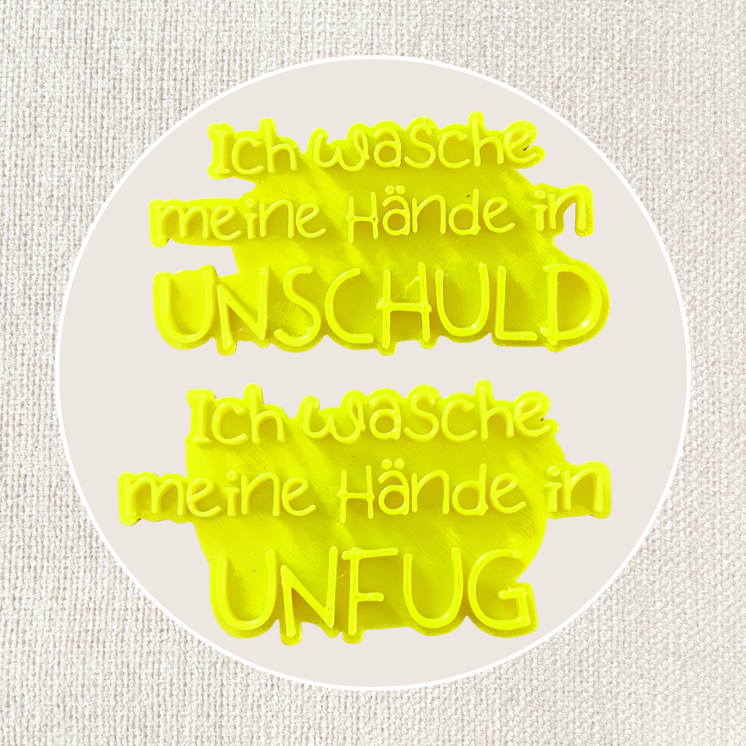 Ich wasche meine Hände in Unfug / Unschuld
