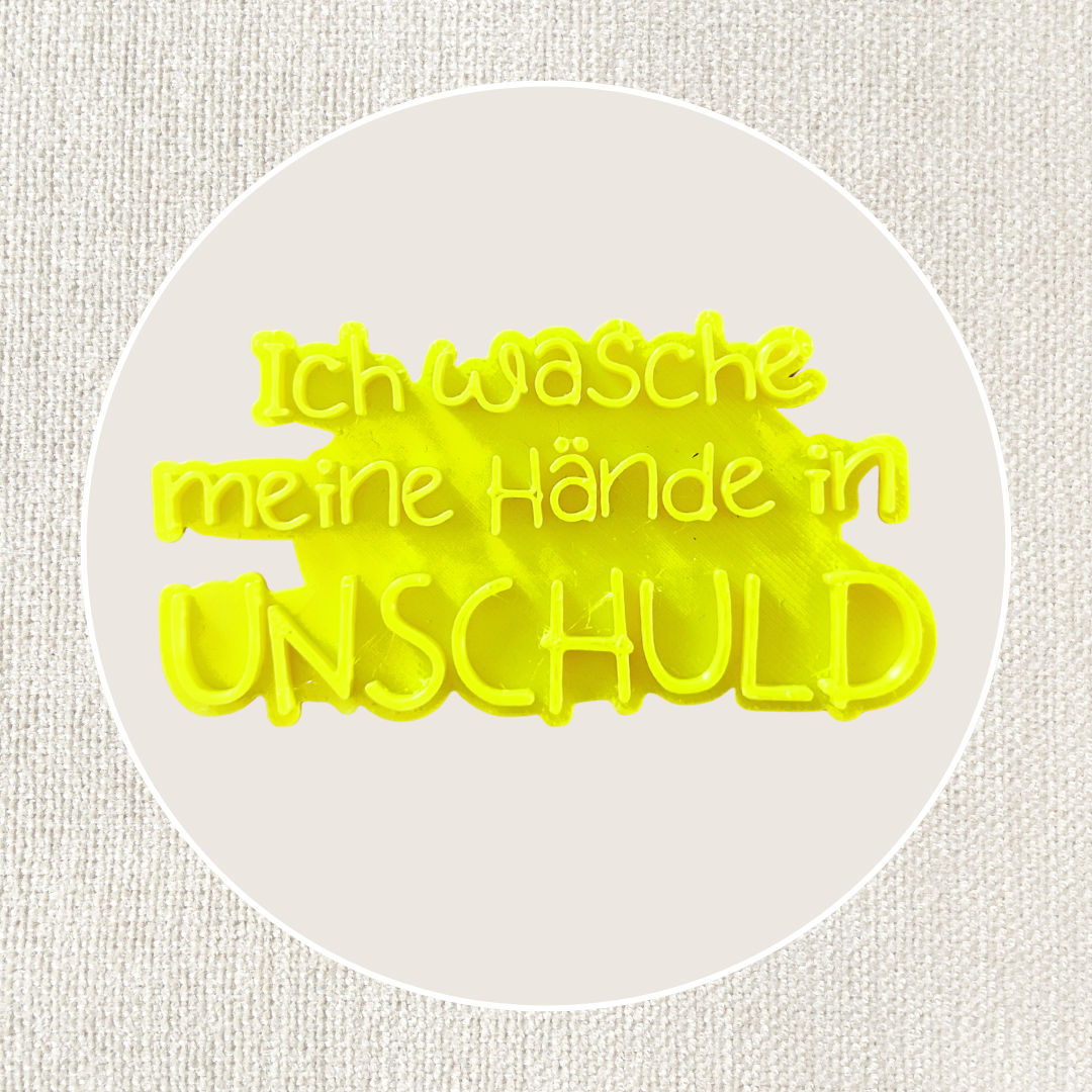 Ich wasche meine Hände in Unfug / Unschuld