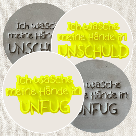 Ich wasche meine Hände in Unfug / Unschuld