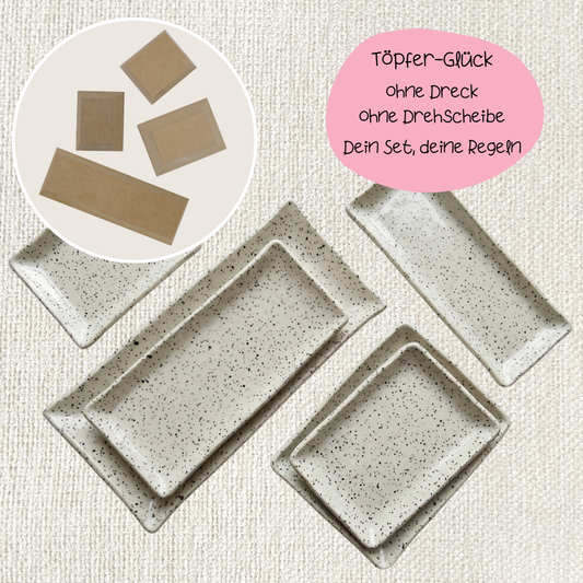 Rechteckige Töpfer Überformen