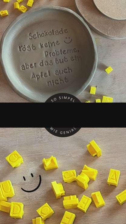 Buchstaben (Kleinbuchstaben / Großbuchstaben / Sonderzeichen)